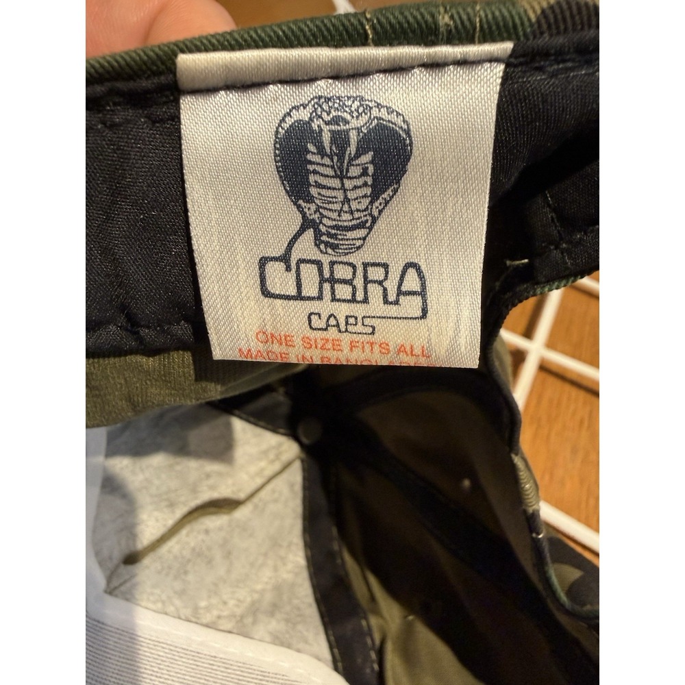 VTG Grenola Grocery KS Deer Hunting Camo Rope Snapback Hat Cobra Caps Trucker - Picture 5 of 6